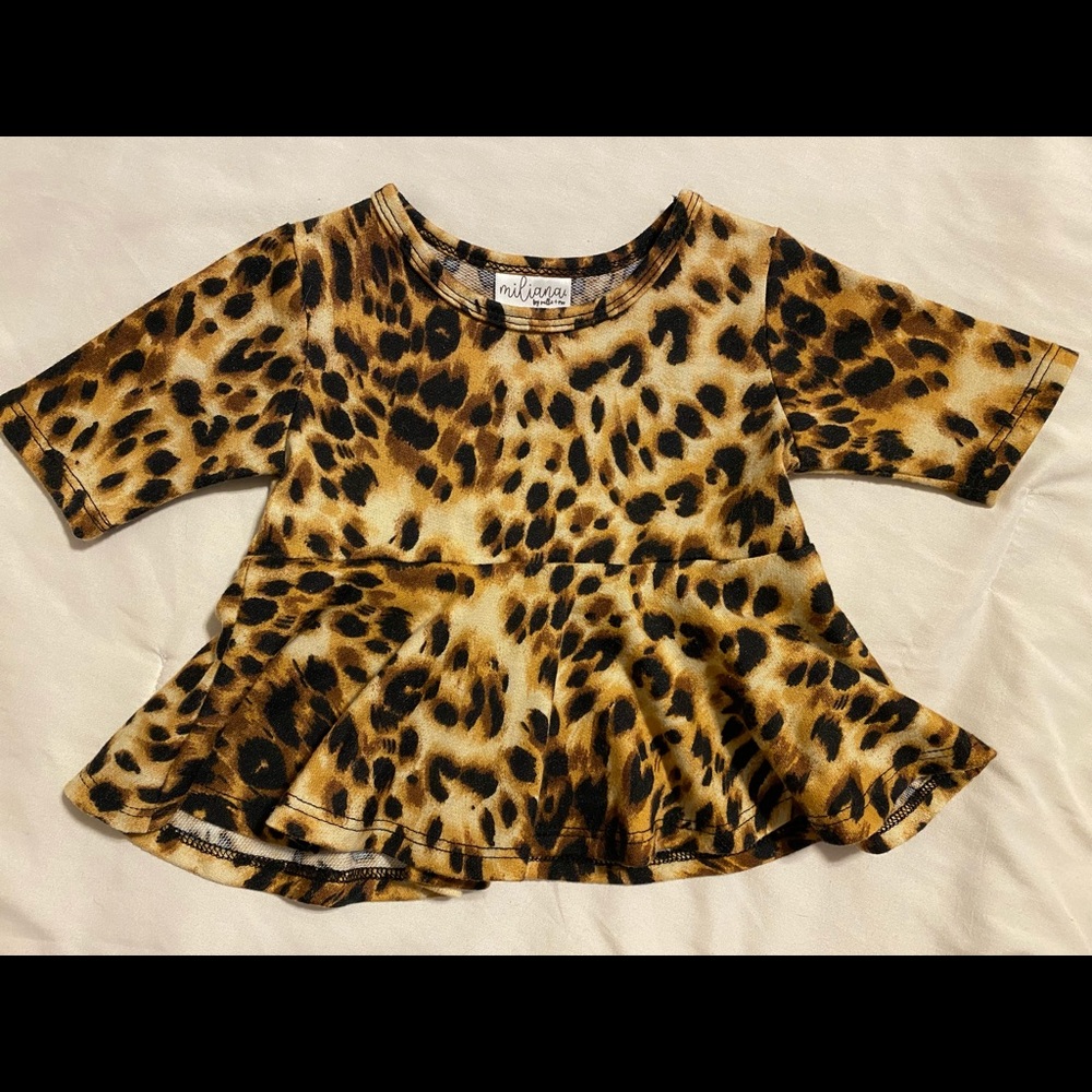 Millie + roo peplum top